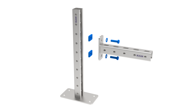 Кронштейн консольный KS 414125-800 оцинкованный Кронштейн консольный KS 414125-800 оцинкованный
