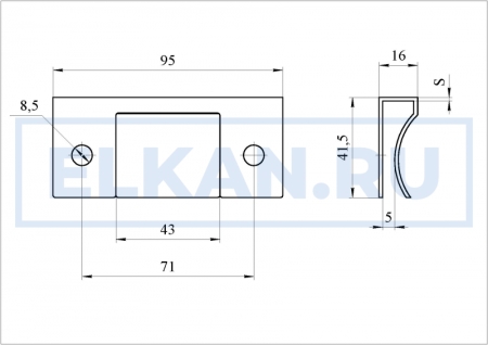 Соединитель перегородок К168