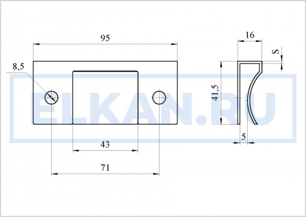 Соединитель перегородок К168