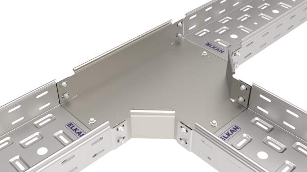 Угол Т-образный горизонтальный 200х100 (1,0 мм) оцинкованный