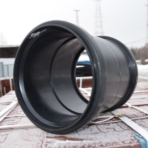 Муфта пластиковая 200 мм для технической трубы