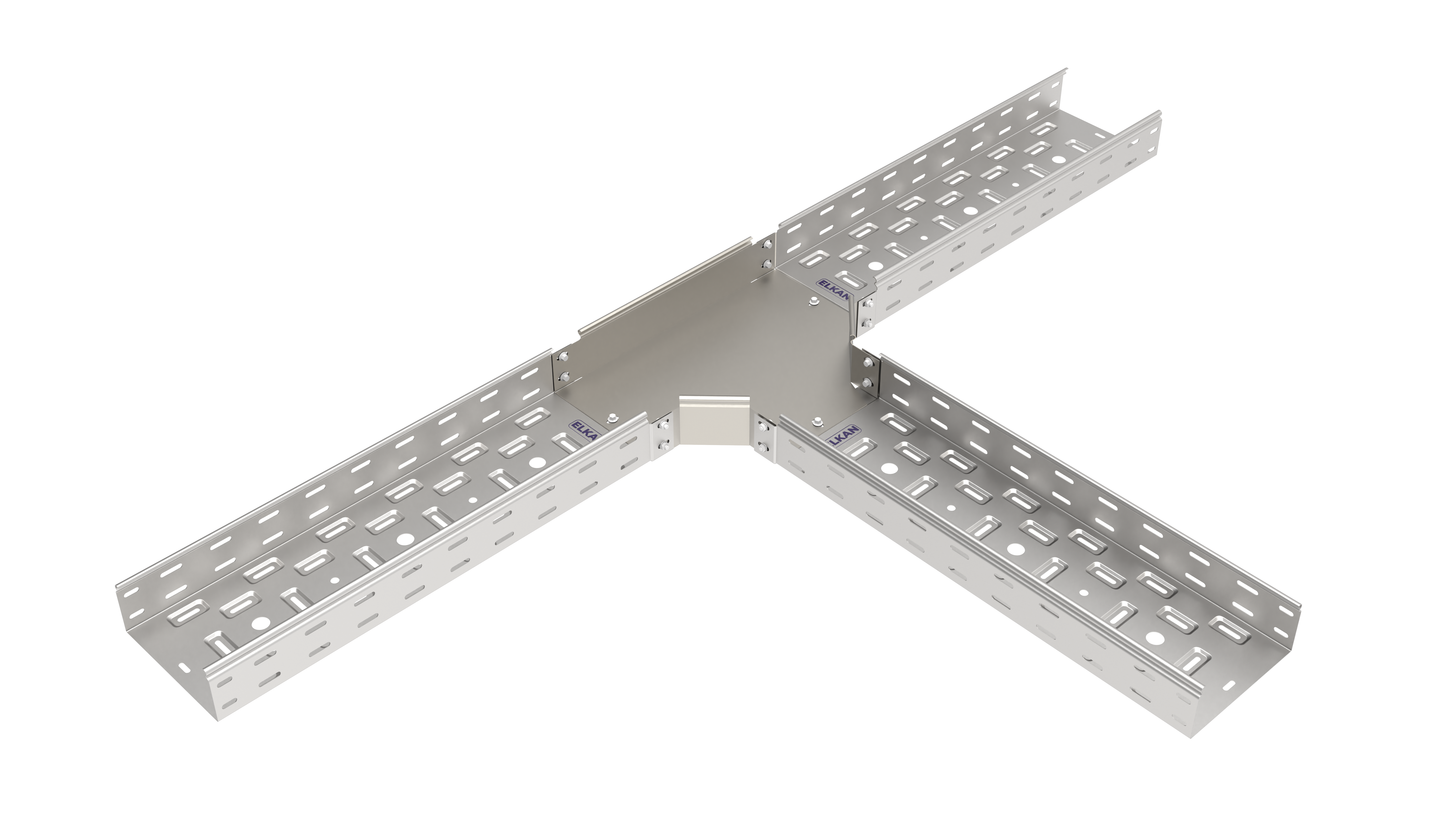 Угол Т-образный горизонтальный 200х80 (0,7 мм) оцинкованный