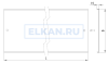 Крышка на лоток с заземлением 80 мм длина 2000 мм (1,5 мм) крашенная Крышка на лоток с заземлением 80 мм длина 2000 мм (1,5 мм) крашенная