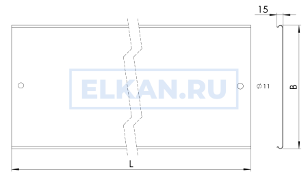 Крышка на лоток с заземлением 80 мм длина 2000 мм (1,5 мм) крашенная Крышка на лоток с заземлением 80 мм длина 2000 мм (1,5 мм) крашенная