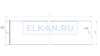 Лоток неперфорированный 200х100х3000 (1,0 мм) нержавеющая сталь