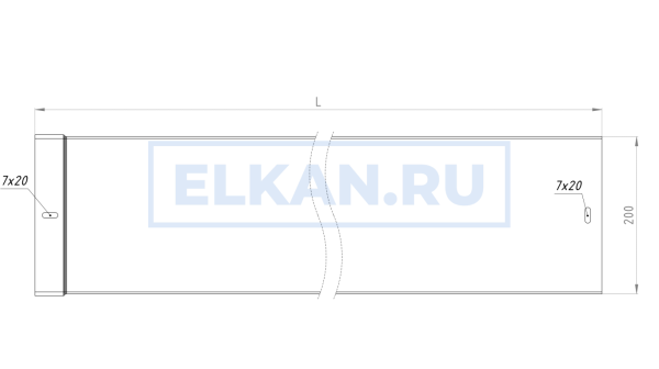 Лоток неперфорированный 200х100х3000 (1,5 мм) горячий цинк Лоток неперфорированный 200х100х3000 (1,5 мм) горячий цинк