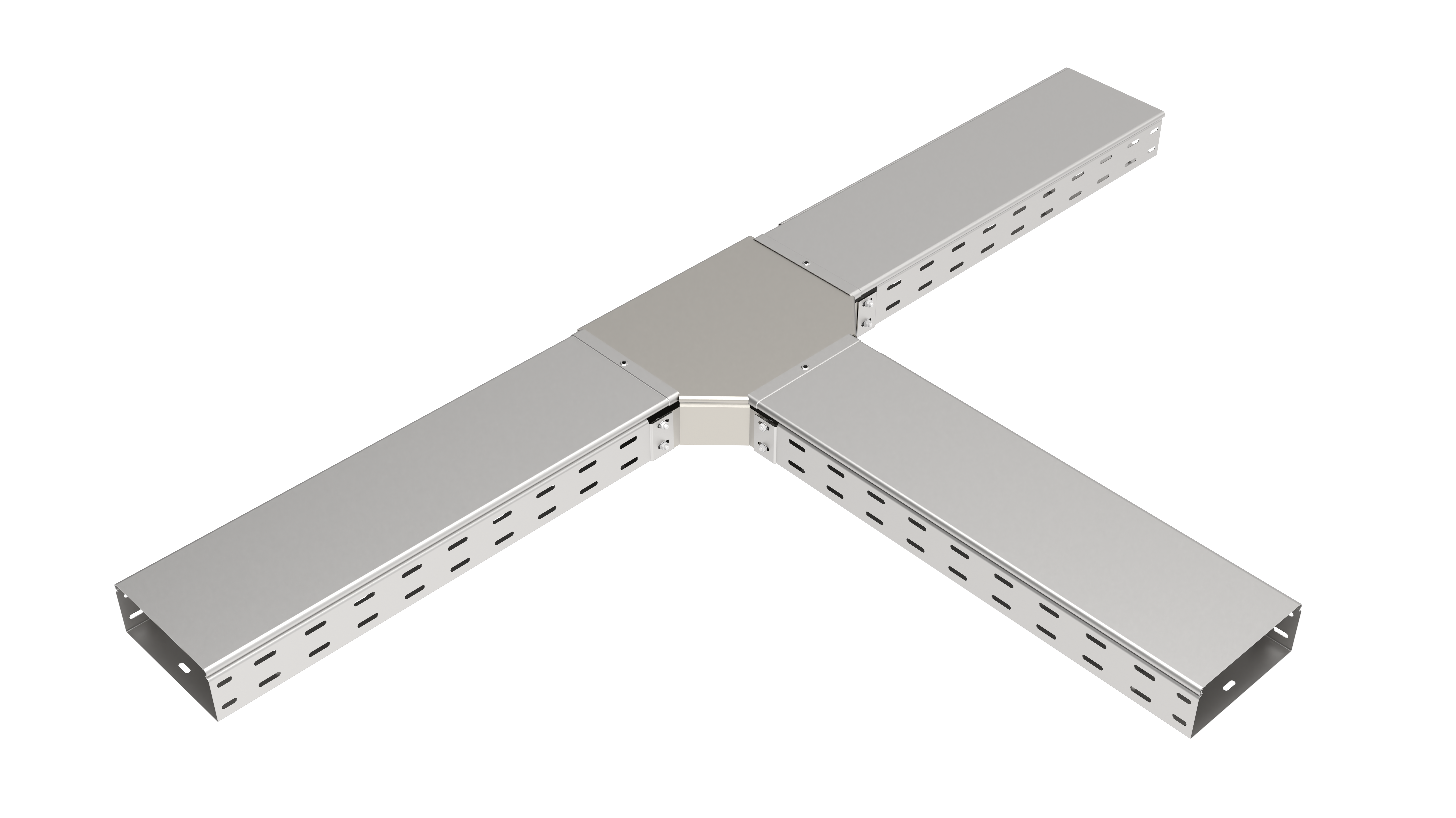 Угол Т-образный горизонтальный 200х80 (0,7 мм) оцинкованный