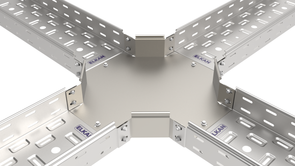 Угол Х-образный горизонтальный 300х150 оцинкованный