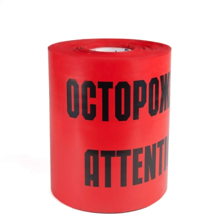 Лента сигнальная "ОСТОРОЖНО КАБЕЛЬ" 600мм (рул.100м) толщина 150 мкм