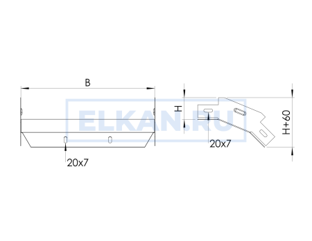 Угол вертикальный внешний 150х150 мм 45 градусов (1,0 мм) оцинкованный Угол вертикальный внешний 150х150 мм 45 градусов (1,0 мм) оцинкованный