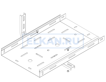 Подвес настенный 200 мм крашенный