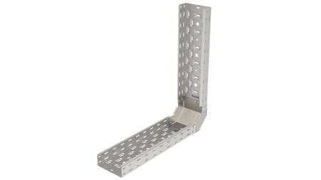 Угол вертикальный внутренний 200х80 мм 45 градусов (0,7 мм) оцинкованный