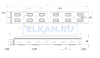 Лоток перфорированный 80х80х2000 (1,2 мм) нержавеющая сталь Лоток перфорированный 80х80х2000 (1,2 мм) нержавеющая сталь