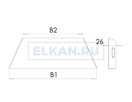 Крышка на переходник симметричный 300/200 (0,7 мм) оцинкованный